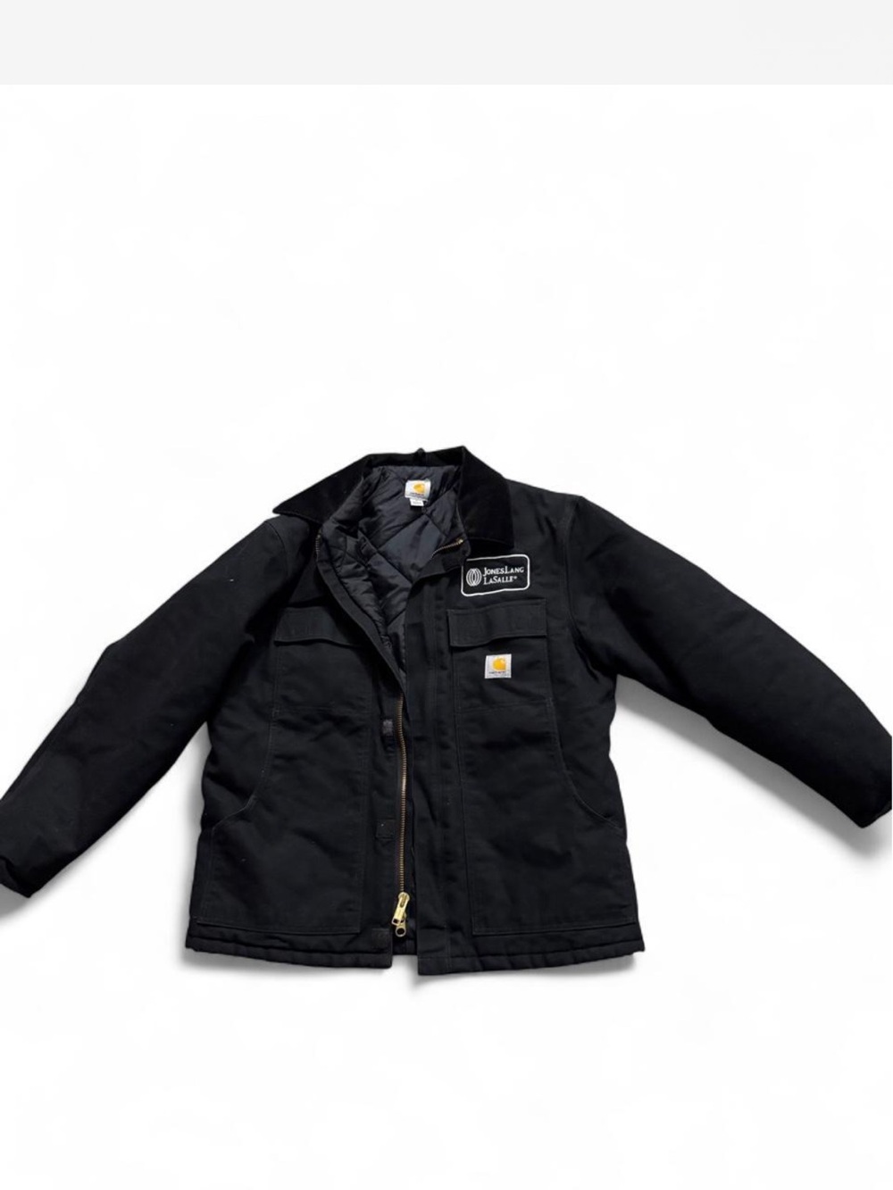 Carhartt mens Black Insulated Work Jacket